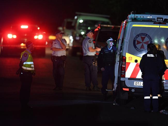 A woman in her 30s arrived home to find police at her home and her two teenage children shot dead. Picture: Dan Himbrechts