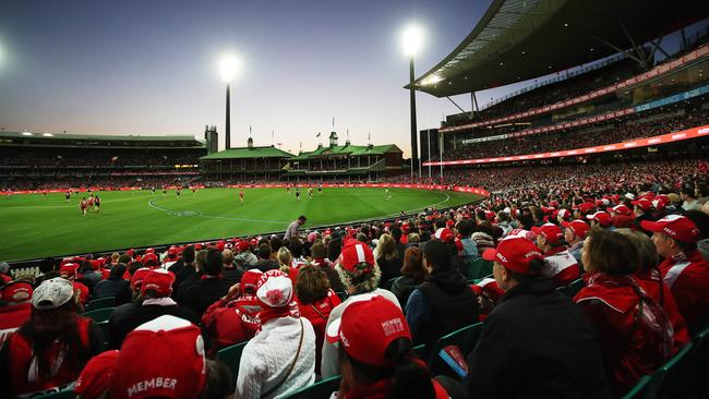 Sutherland believes huge crowds attracted to the SCG by the Sydney Swans and Sydney Sixers warrant more funding to fix the venue. Picture: Phil Hillyard