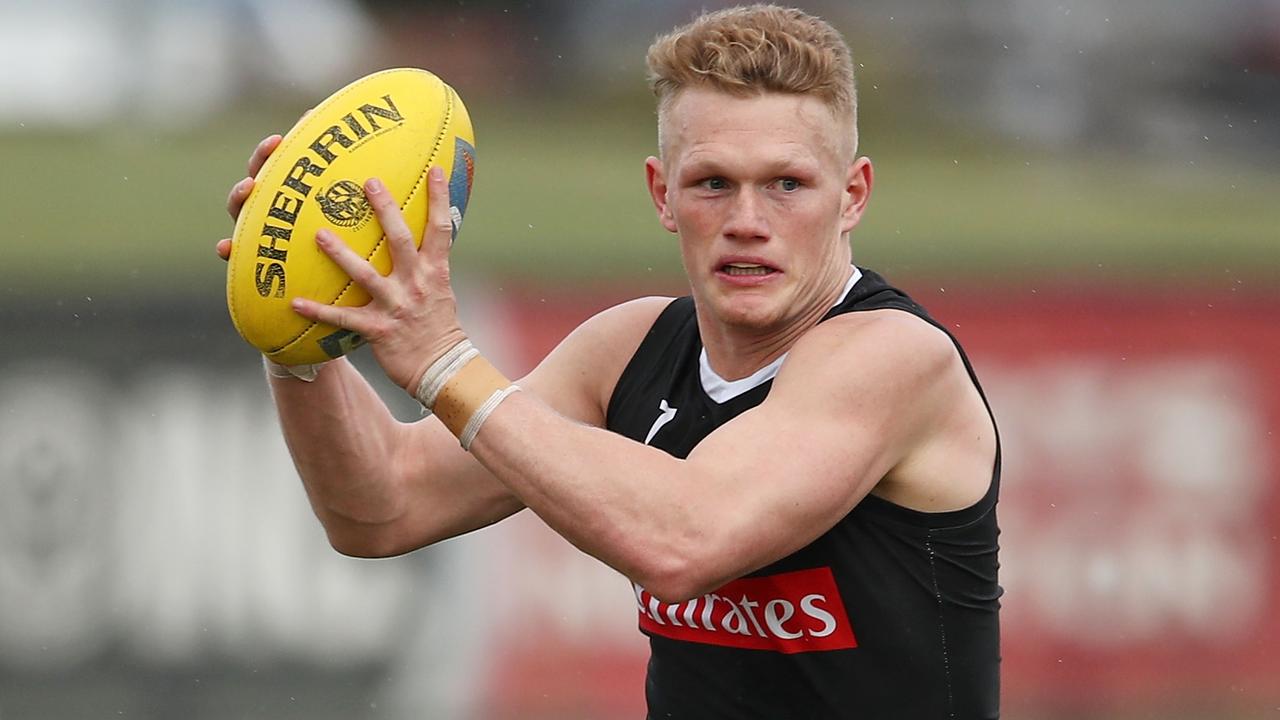 Adam Treloar was dominant in the JLT Series. Picture: Getty Images 