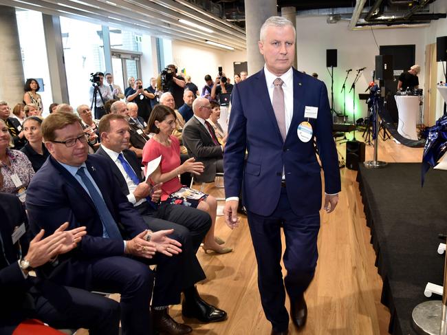 Deputy Prime Minister Michael McCormack at the official opening of Royal Far West at Manly on Monday. Picture: AAP