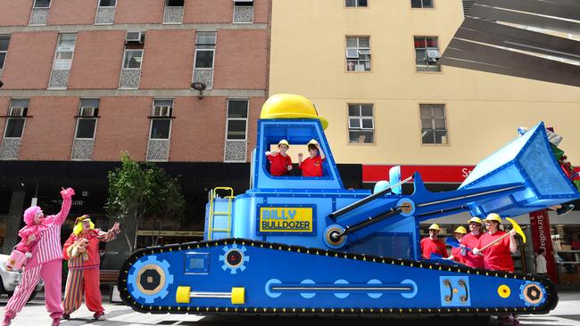 Billy Bulldozer is a new float at this year’s pageant. Picture: Tricia Watkinson.