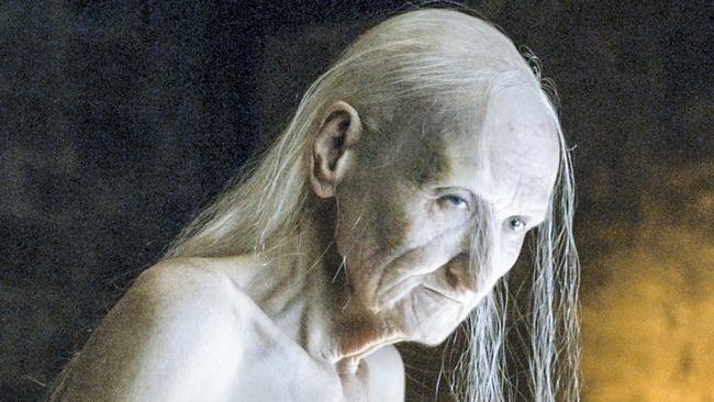 Melisandre without her necklace. Now she can unlock some serious seniors discounts.