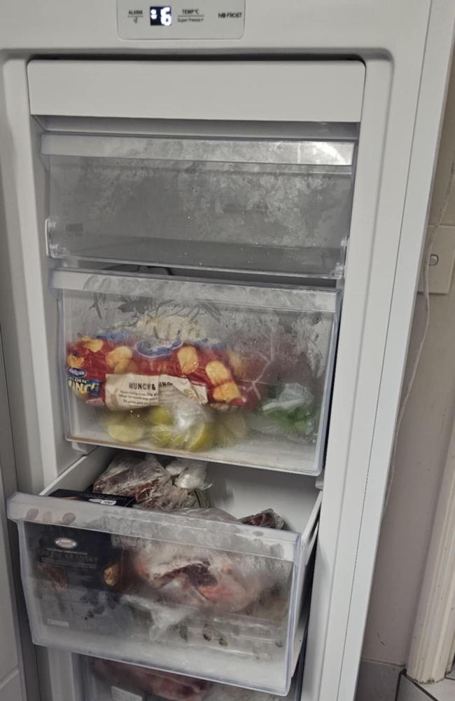 Freezers across the Gold Coast were stripped bare as residents tossed thousands of dollars of groceries. Picture: Tyran Holmes.