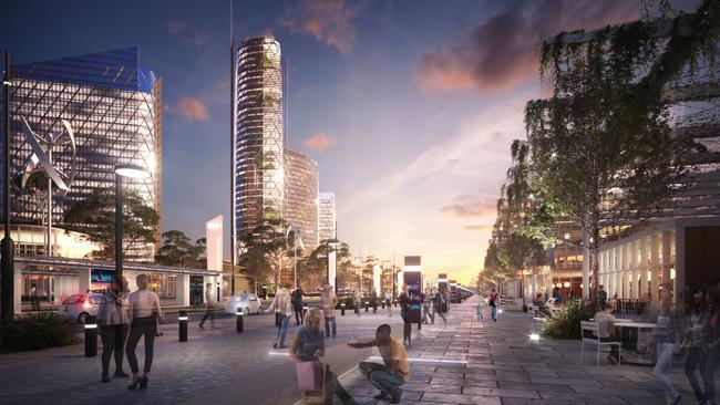 The proposed World Trade Centre Sydney would be located near the under construction Western Sydney Airport.