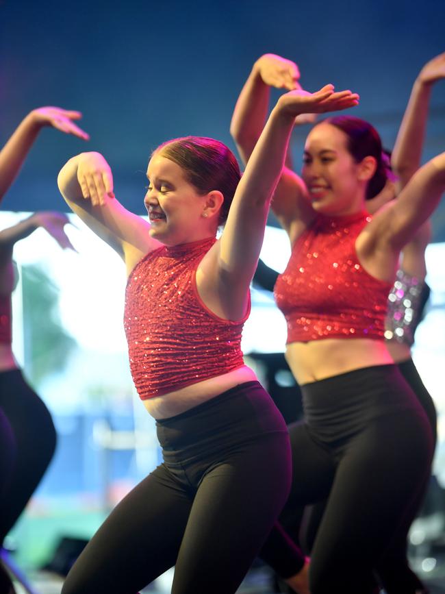 Carols by Candlelight at Riverway 2022. Performers from Townsville Academy of Performing Arts. Picture: Evan Morgan