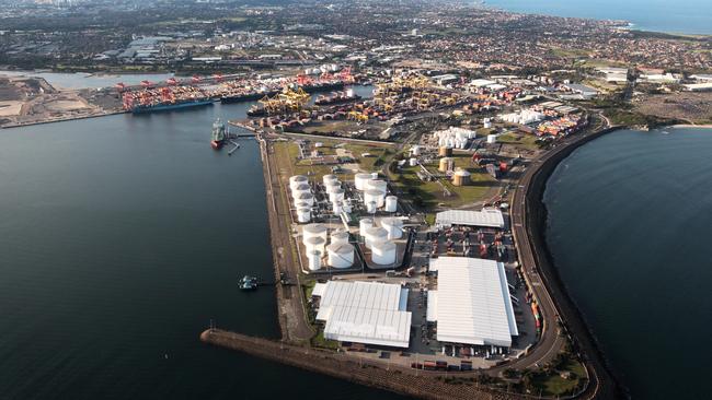 Dr Dearing said it is vital we protect industrial land. Pictured is Port Botany