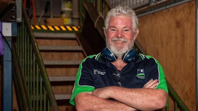 Darwin Men's Shed public officer Peter Hendy. Picture: Pema Tamang Pakhrin