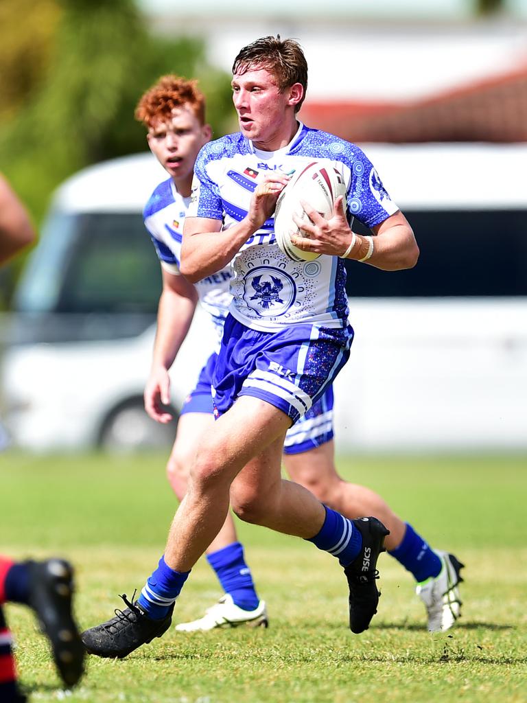 QSSRL; Aaron Payne Cup - Ignatius Park College and St Pats, Mackay. IPC's Ethan Roberts. Picture: Alix Sweeney