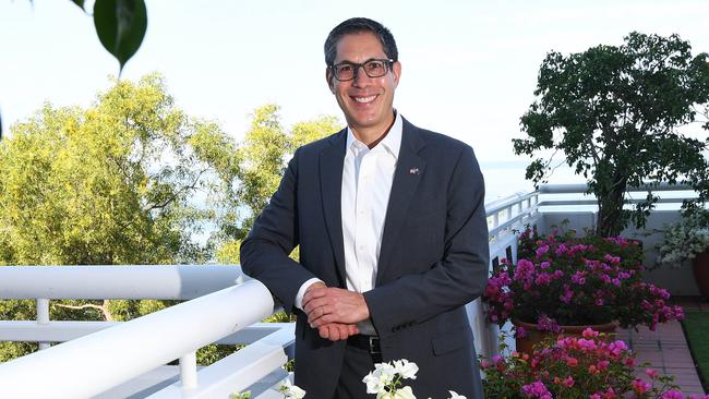 Consul General Mike Kleine U.S. Embassy visits Darwin, pictured at Parliament House . Picture Katrina Bridgeford.