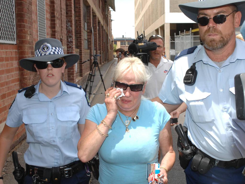 Stormy Summers being evicted from her property on Waymouth Street.
