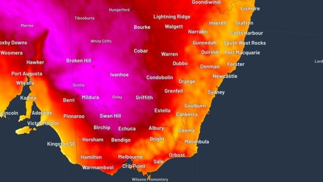 The final week of summer is set to bring extreme weather to parts of Australia, including heatwave conditions in WA and extreme fire danger in Victoria. Picture: Weatherzone