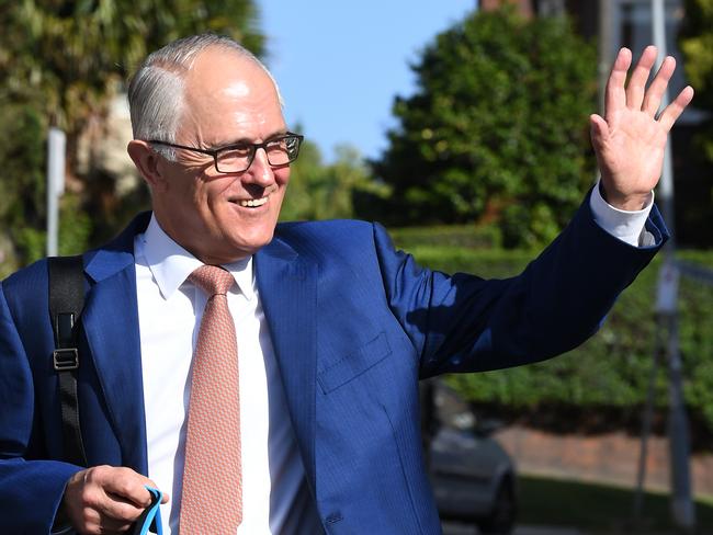 Former prime minister Malcolm Turnbull is seen leaving his residence in Point Piper, Sydney, Monday, December 3, 2018. Mr Turnbull has suggested Prime Minister Scott Morrison should go to an early federal election, saying it would help save NSW Premier Gladys Berejiklian from defeat in a state poll. (AAP Image/Dean Lewins) NO ARCHIVING