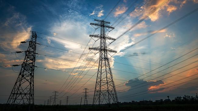 Electricity Pylon power line transmission tower at sunset.Generic photo of powerlinesPicture: iStock