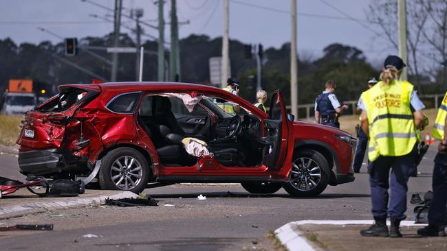 The allegedly stolen SUV. Picture: Sam Ruttyn