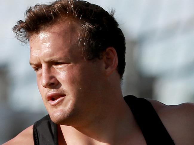 Cronulla Sharks latest recruit Josh Morris pictured at his first training session for his new club at Shark Park in Woolooware. Picture: Toby Zerna