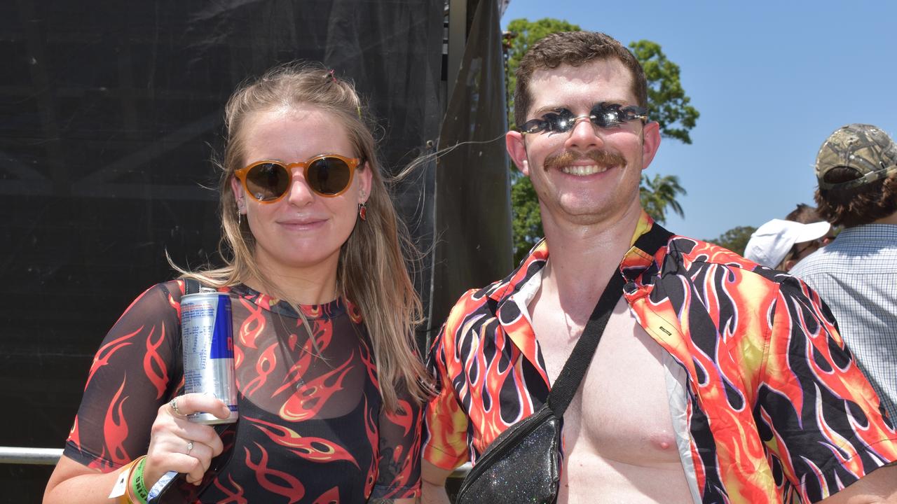 Ellie Johnson and Steve Hennessy at the Big Pineapple Music Festival 2024.