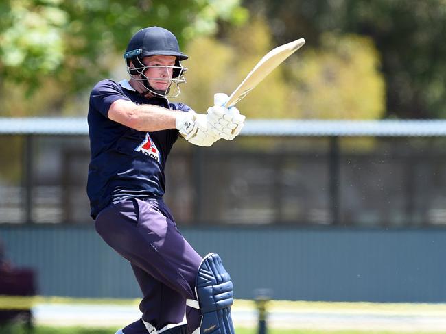 Premier cricket: Geelong v Camberwell. Hayden Butterworth for Geelong.