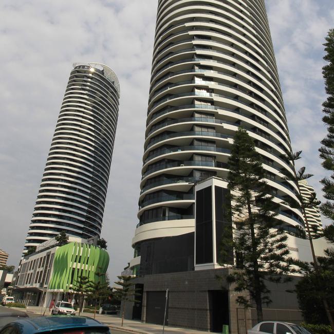 The Oracle towers at Broadbeach.