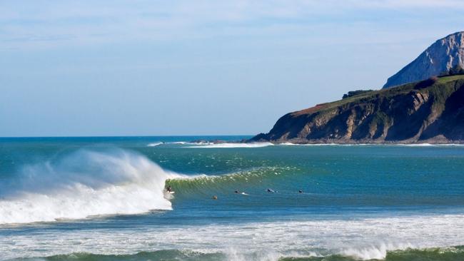 Mundaka's famed left hand barrel.