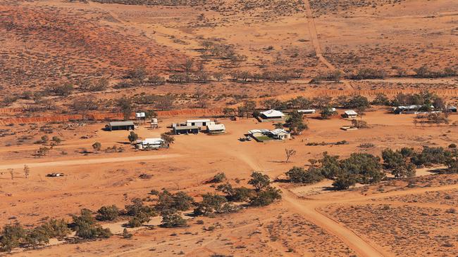 The largest farming property on earth and in Australia, the Anna Creek station. Picture: Lyndon Mechielsen