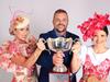 Cairns Cup Carnival ambassadors Tina and Brett Cahill and Dannielle Atkinson. Picture: Cairns Jockey Club