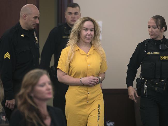 Alexandria Duval walks into Albany County Court in Albany, New York. Picture: AP