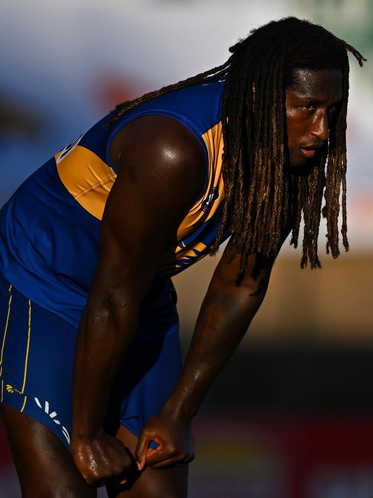 Last man standing: Threadbare West Coast Eagles left with 26 fit players