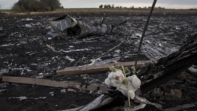 21 July 2014. The Grabovo main crash site of flight MH17 is today left deserted. Pic Ella Pellegrini