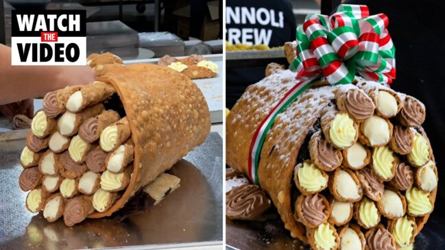 Pasticceria Caruso's 'bazooka' cake