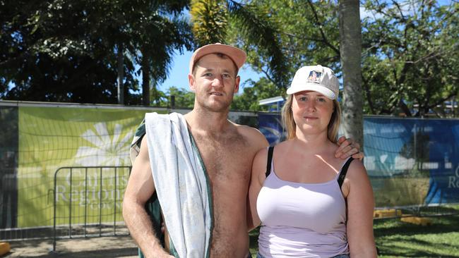 Tyler Everson and Mia Lute from the Mornington Peninsula in Victoria. Picture: Brendan Radke