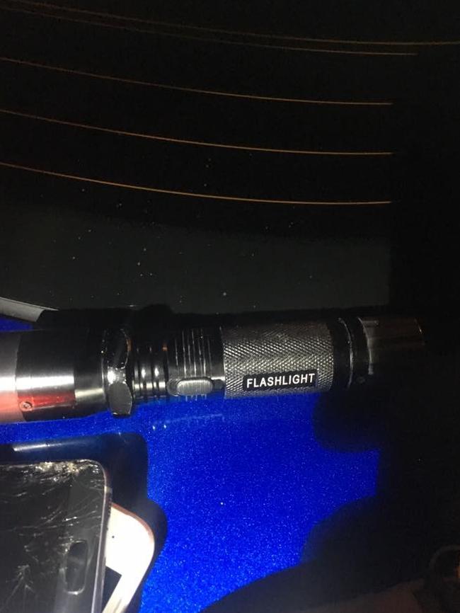 Police recovered a stun gun, disguised as a torch. Picture: Supplied/NSW Police