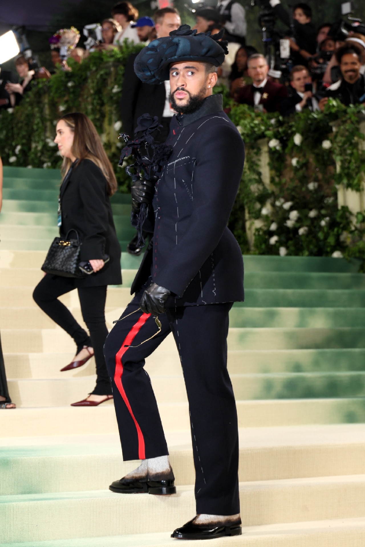 Bad Bunny wears Maison Margiela at the 2024 Met Gala. 