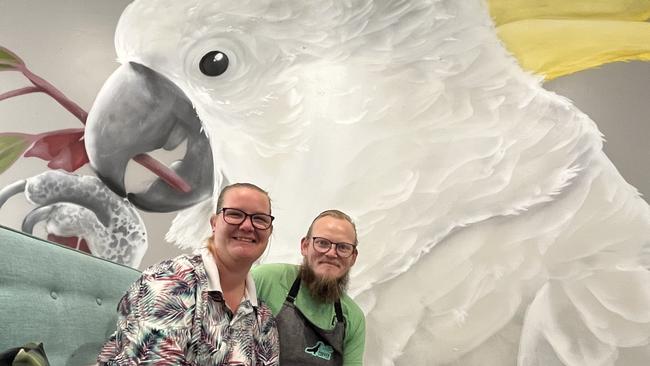 Jaye and Sandy Scheffler have opened new cafe Cockatoo Coffee in Maryborough.