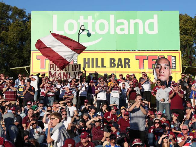 Rugby league fans love day time footy. Picture: Brett Costello