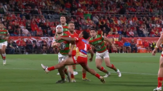 Was this enough for a penalty try? Photo: Fox Sports