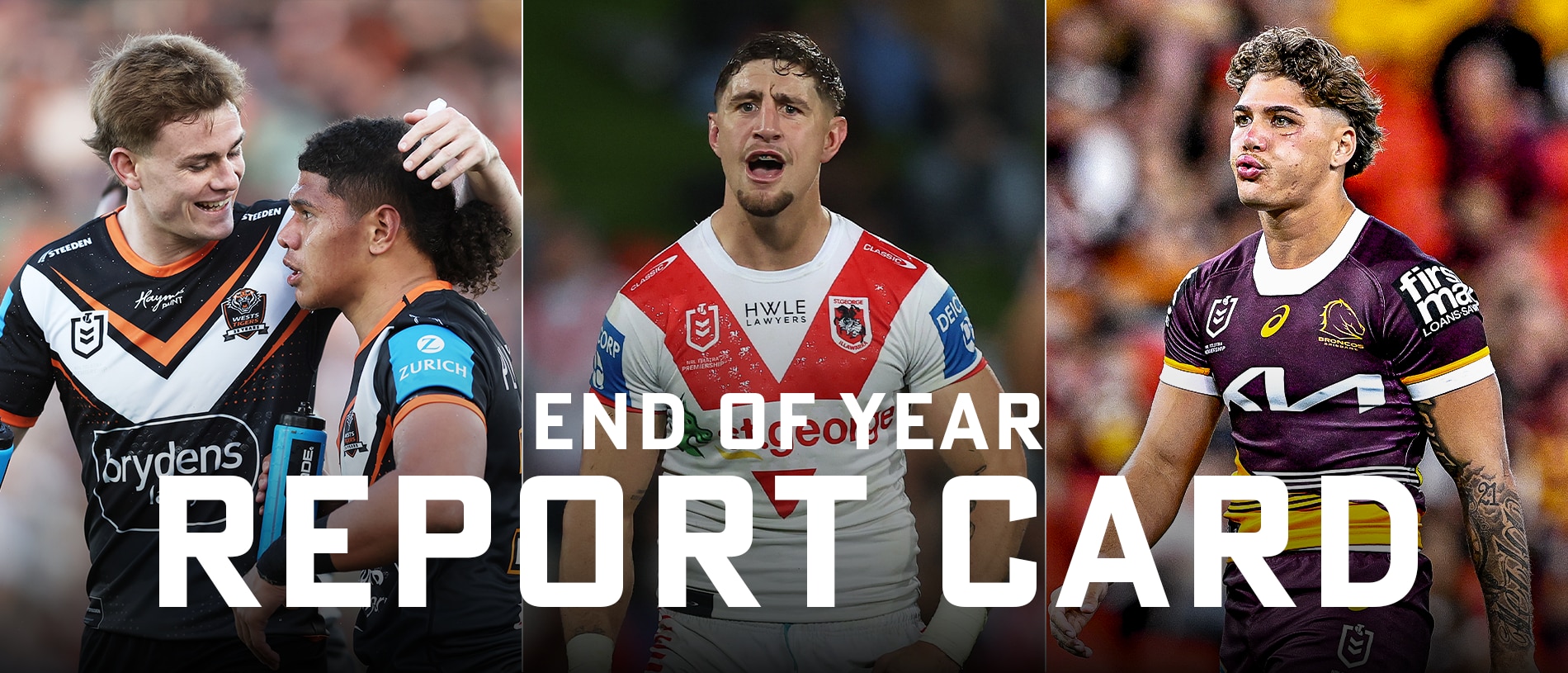 NRL End of Year Report Card