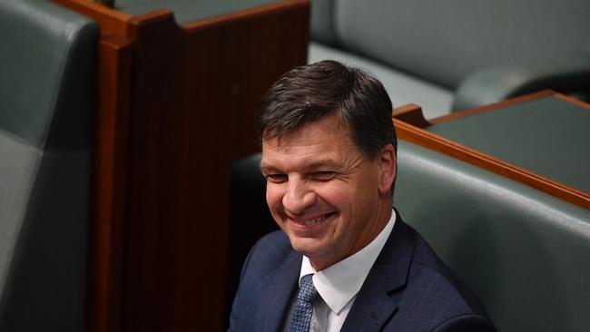 Minister for Energy Angus Taylor ... ‘the grants are an ‘important step’ towards unlocking investment in microgrids and improving the technology’. Picture: AAP/Mick Tsikas