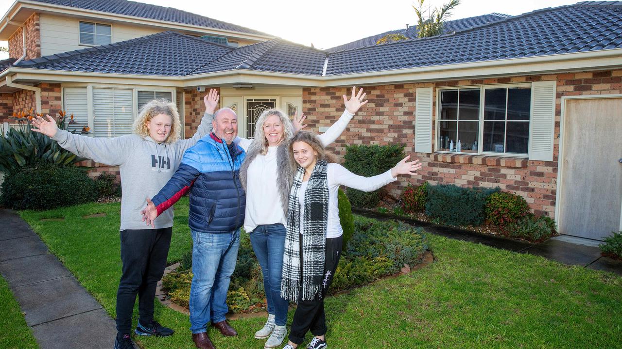 The house’s real owners opened the famous pad up for fans before a remodel. Picture: Mark Stewart