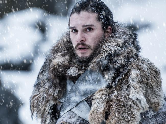 Winter has arrived ... and Jon Snow knows it. Picture: Helen Sloan/Courtesy of HBO