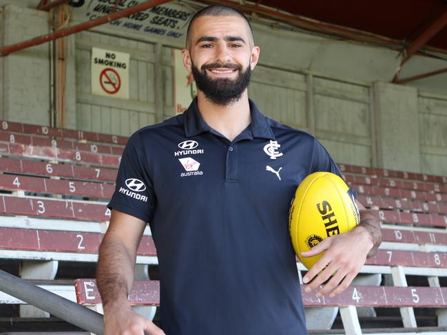 Adam Saad is now in navy blue.