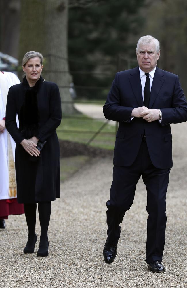 Prince Andrew, Duke of York and Sophie, Countess of Wessex. Picture: Steve Parsons