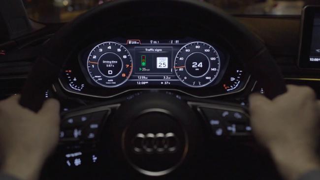 Audi’s Green Light Optimised Speed Advisory technology advises you what speed to drive to avoid the next red light.