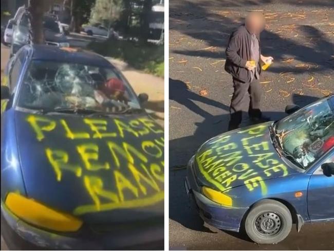 ‘Good on him’: Man’s stunt divides suburb