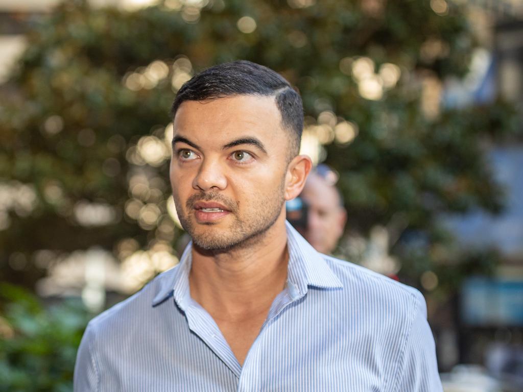 Guy Sebastian watched the trial via audiovisual link on Wednesday. Picture: NCA NewsWire / Christian Gilles
