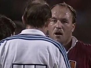 Wally Lewis couldn’t believe it, nor could his Lang Park subjects Picture: YouTube/Channel 9