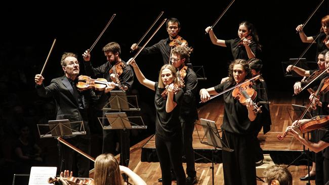 Richard Tognetti and the ACO play Beethoven in Melbourne. Picture: Julian Kingma.