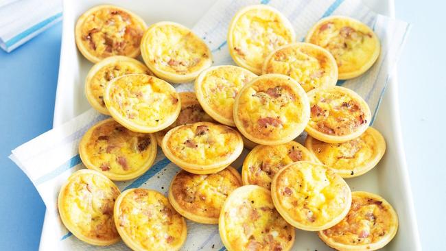 Ham and leek mini quiches