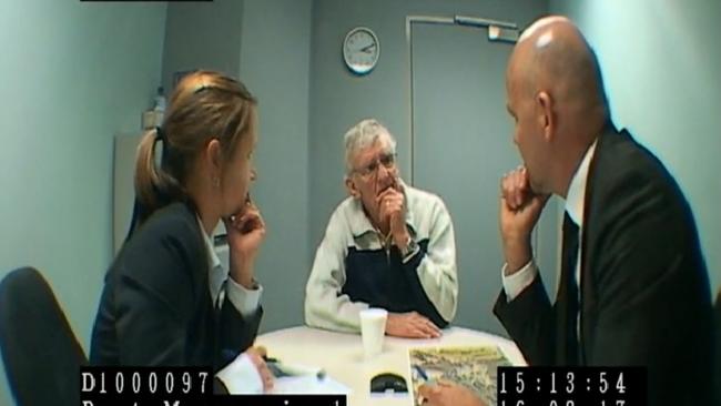 Paul Savage being interviewed by detectives Gary Jubelin and Laura Beacroft.