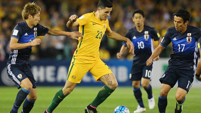 Can Rogic replicate his Celtic form for Australia? (Michael Dodge/Getty Images)