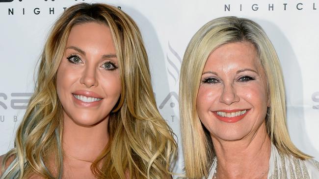 Chloe Lattanzi and her mother, Olivia Newton-John, in 2015. Picture: Bryan Steffy/WireImage